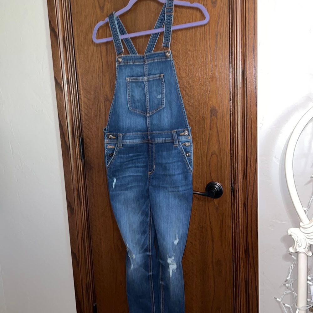 Denim overalls